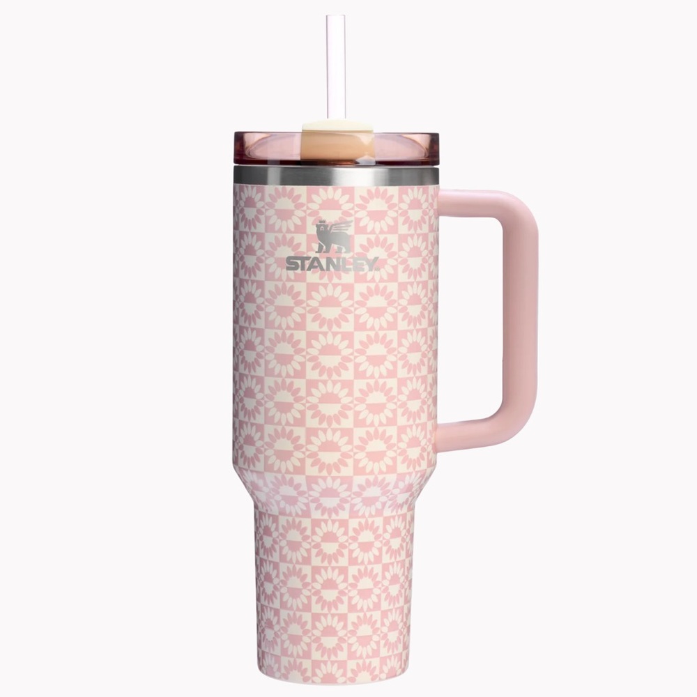 NWT Stanley oasis Quencher Flowstate Tumbler 40oz -peach whip sunflower